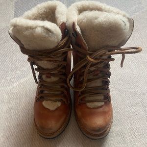 Freebird Norway Shearling Boot | Color: Cognac | Size: 7 | EUC